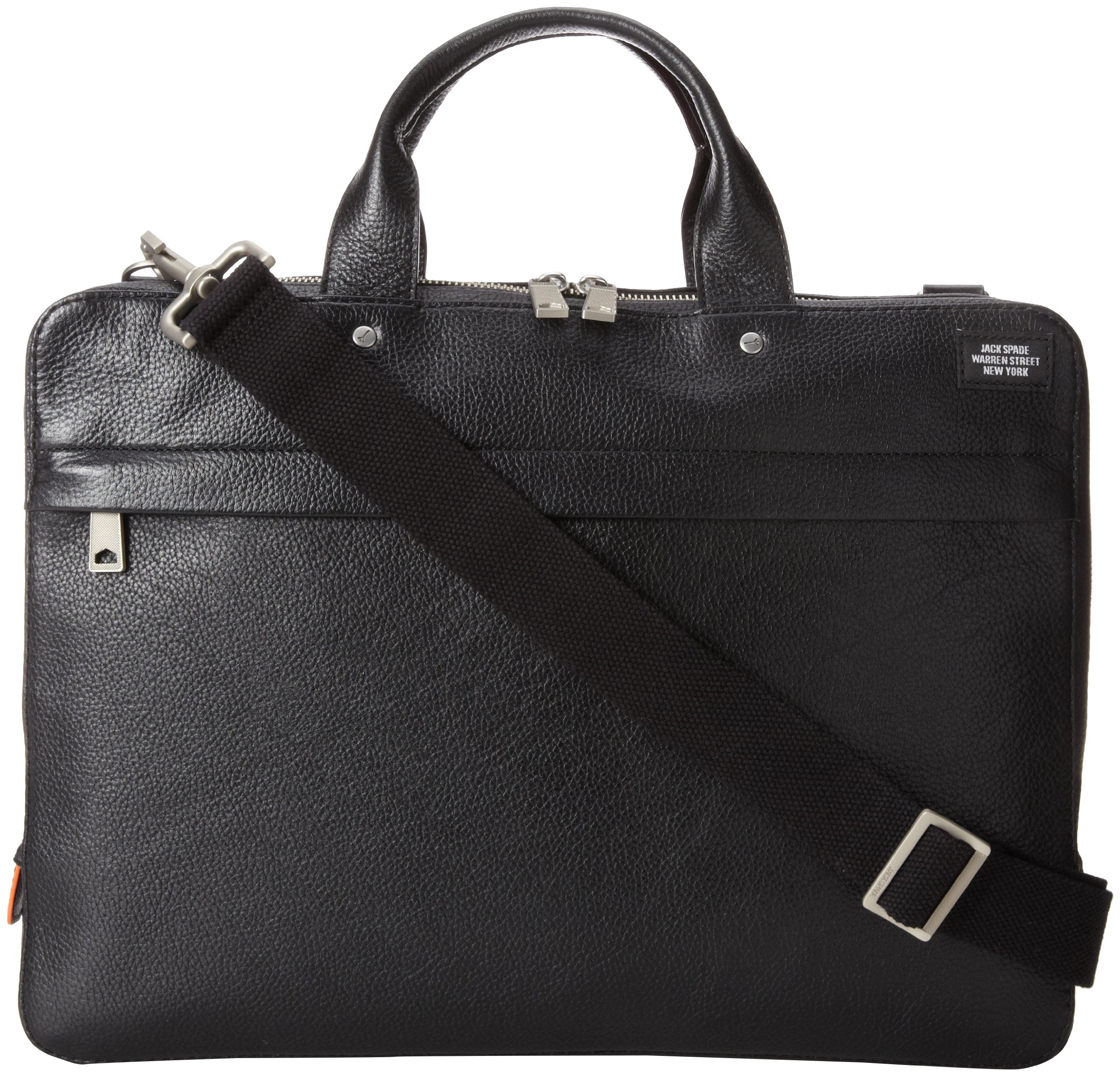 Jack Spade Pebbled Leather Slim Brief