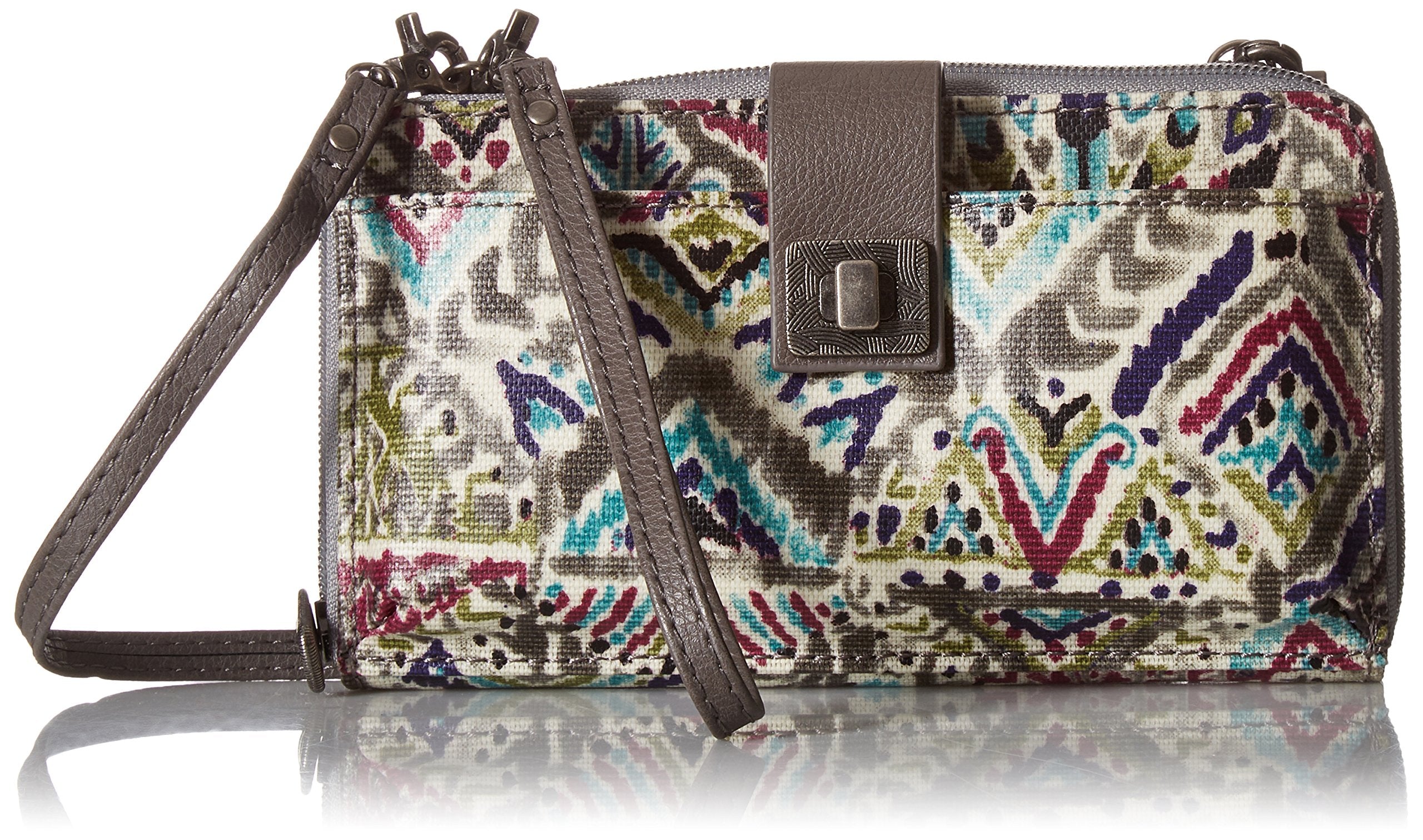 Sakroots Womens Canvas, Large Smartphone Crossbody Bag in Coated