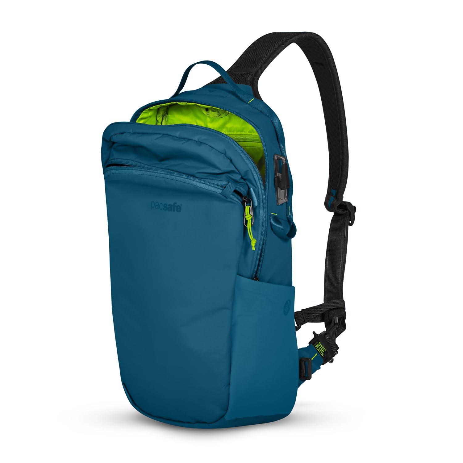 Pacsafe Eco 12L Anti Theft Sling Backpack Tidal Teal