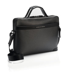 PORSCHE DESIGN by Bric's CARBON Briefcase (Black, Small)