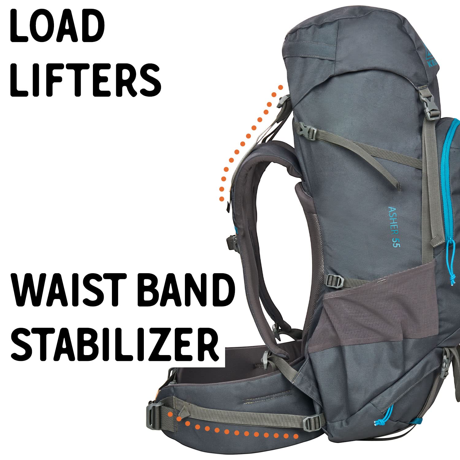 Kelty Asher Day Hiking Pack, 18-85 Liter – Luggage Online