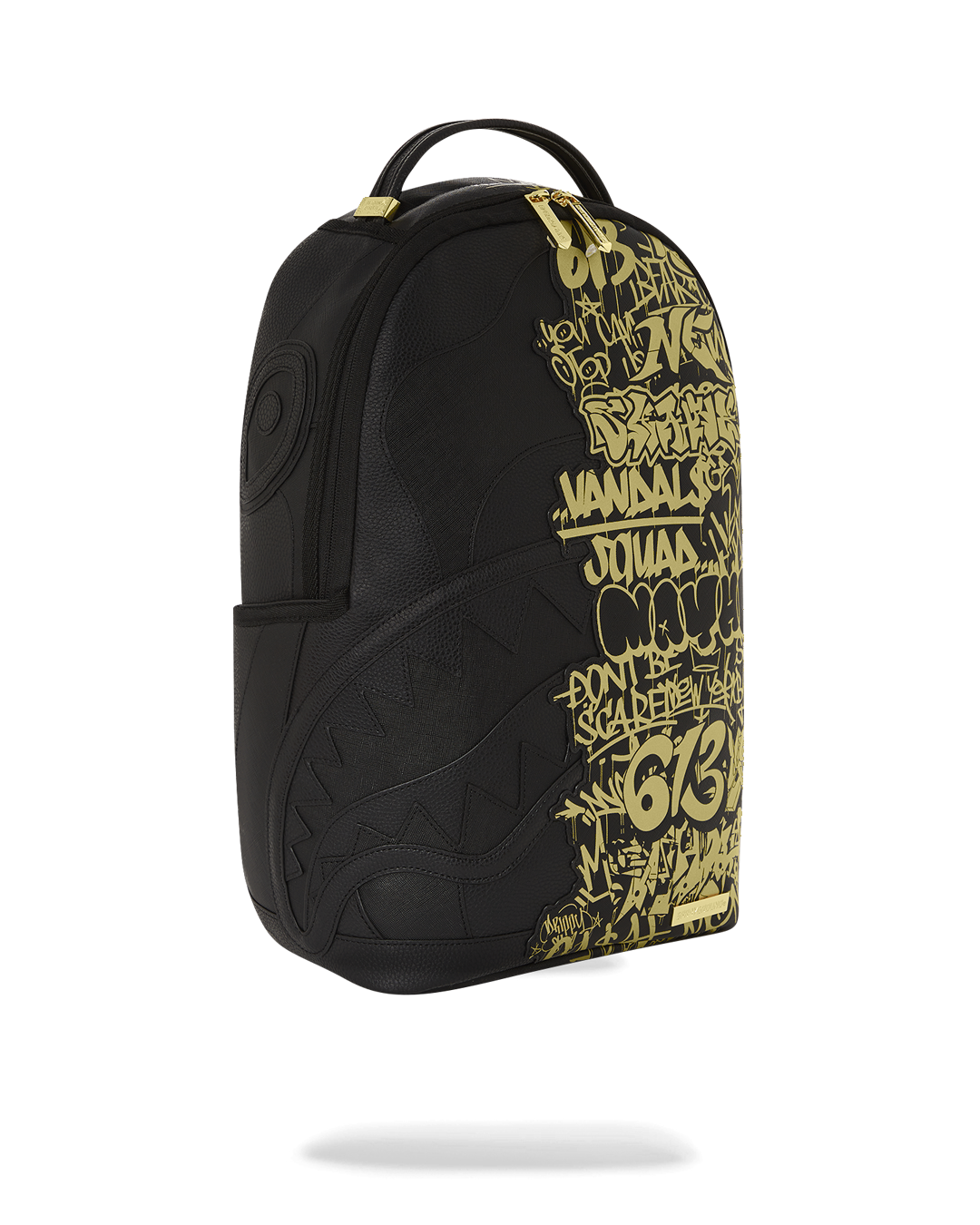 Sprayground Gold Backpack in Metallic for Men