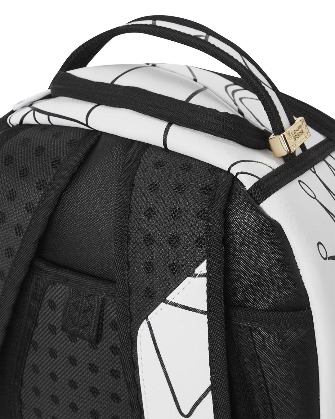 Louis Vuitton White Multicolor Damier Spray Racer Backpack Bag