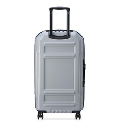 DELSEY Paris Rempart Hardside Expandable Luggage Trunk with Spinner Wheels (Checked Medium Trunk 26 Inch)