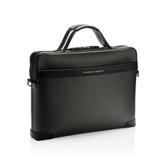 PORSCHE DESIGN by Bric's CARBON Briefcase (Black, Small)