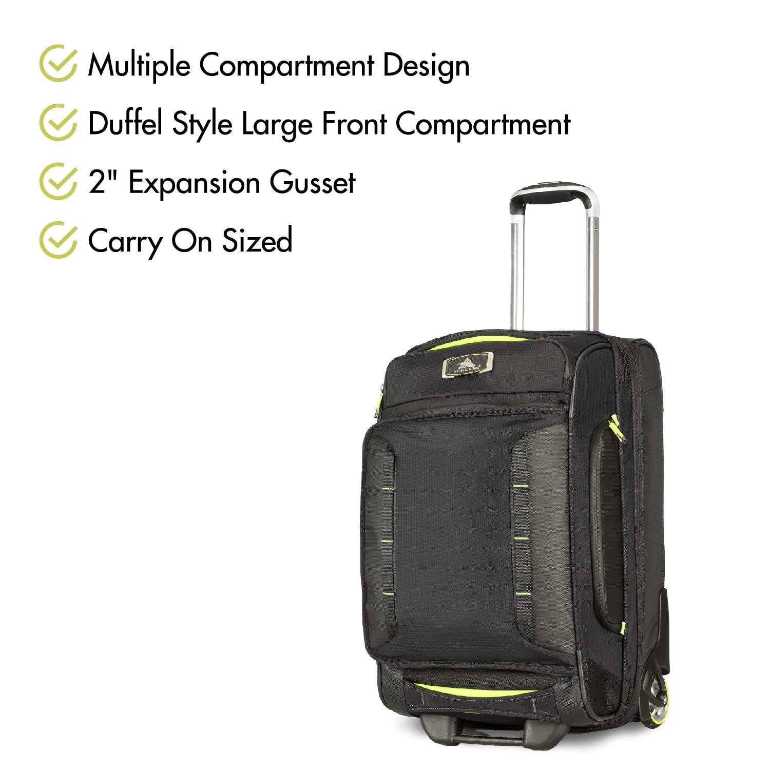 High sierra at8 2025 wheeled duffel upright