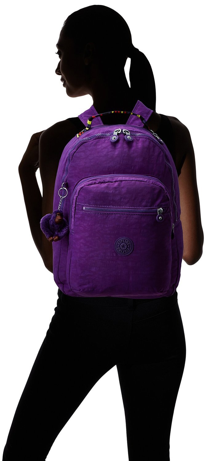 NWT Kipling SEOUL Backpack with Laptop Protection VERY BERRY PINK BP3020