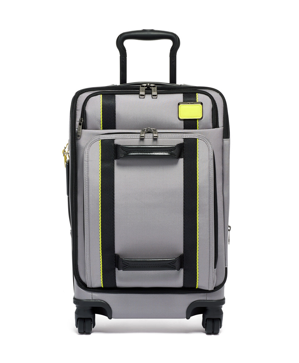 TUMI Merge International Front Lid 4Wheeled Carry On - Grey/bright Lime /  Int'l Carry On