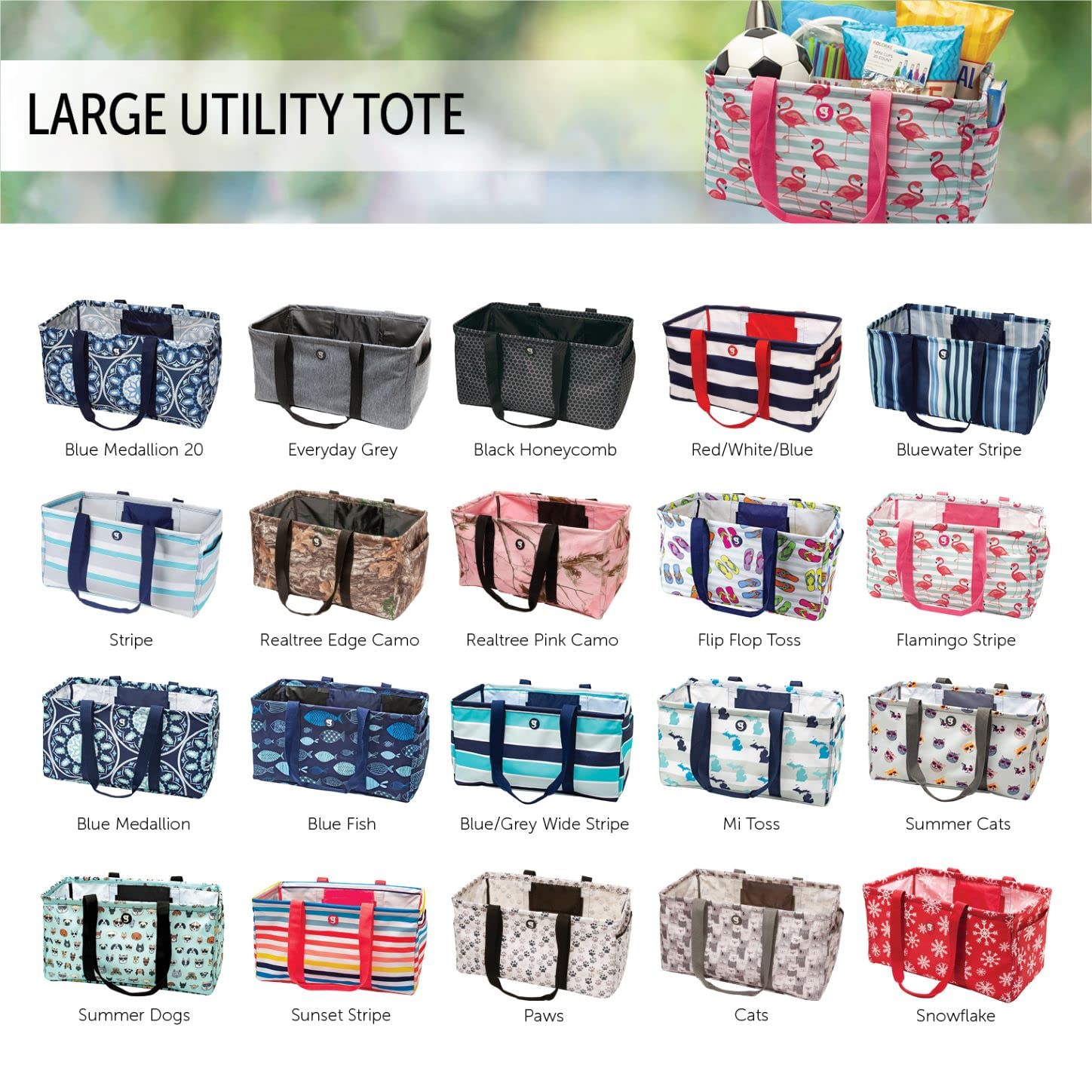 Thirty one large utility best sale tote 2019