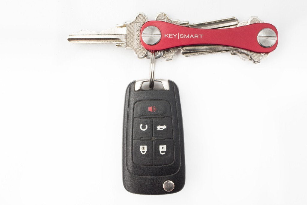 EM Key Holder Keychain for Men - Aircraft-Grade Aluminum Key Organizer up  to 14 Keys, Car Keychain, Ring Holder, Keyring, Belt Key Holder, Minimalist