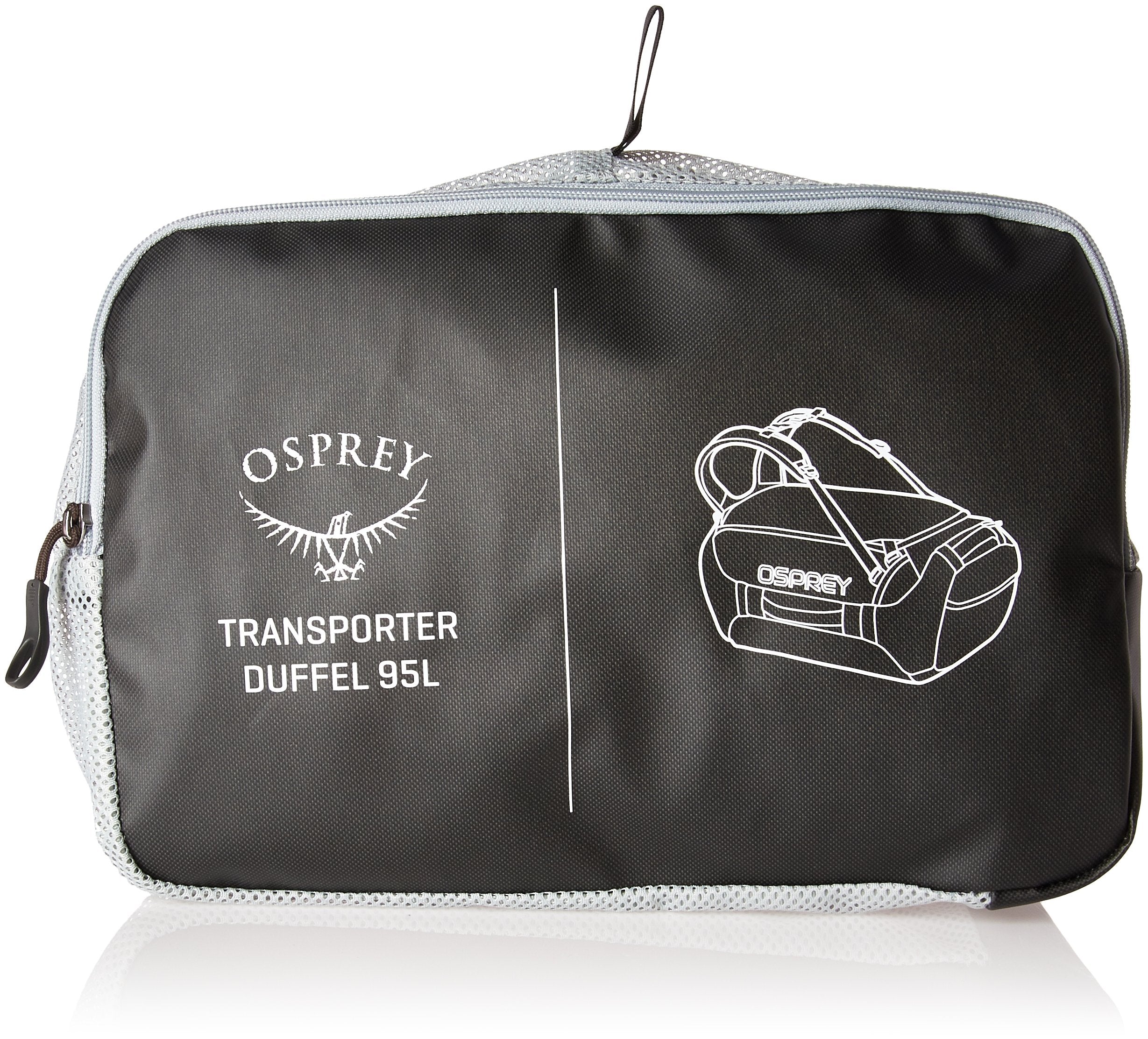  Osprey Packs Transporter 95 Expedition Duffel, Black