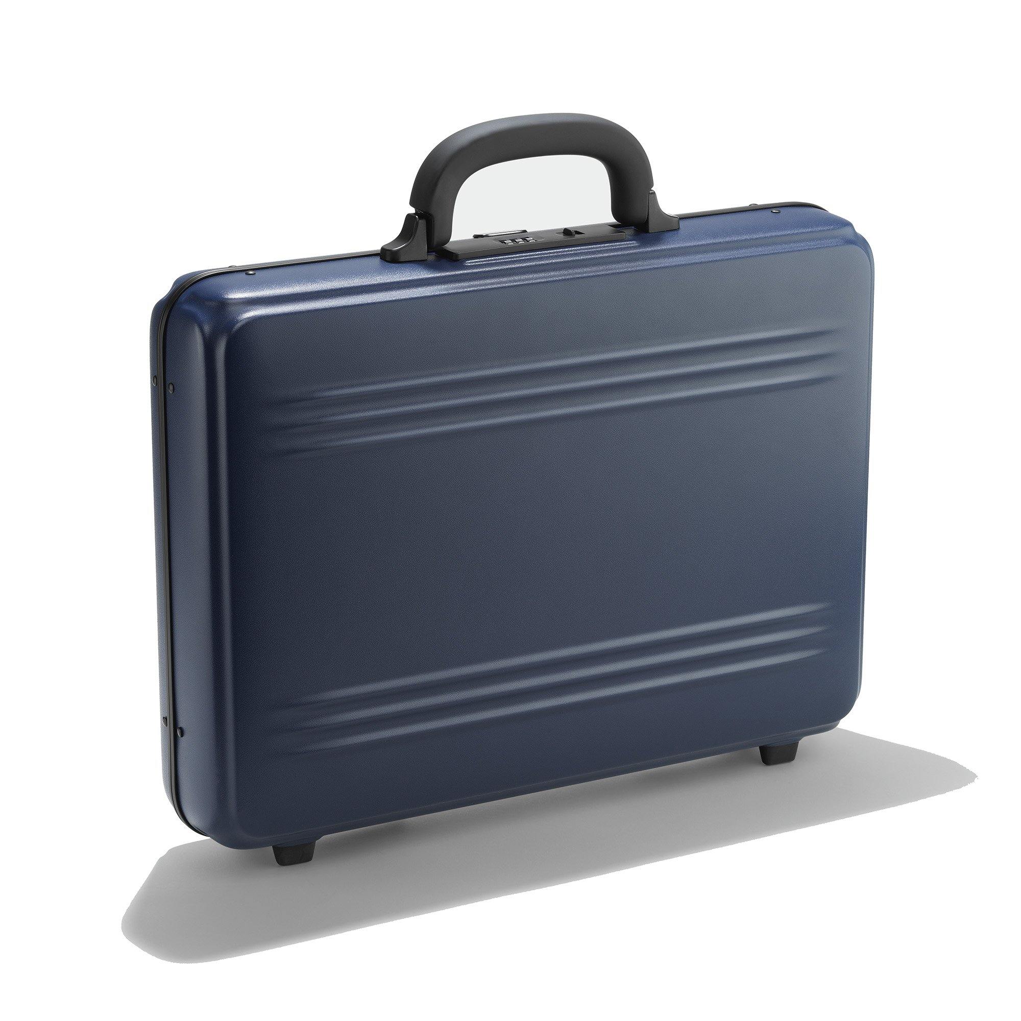 Edge Lightweight Polycarbonate Attache - Blue / Medium Attache