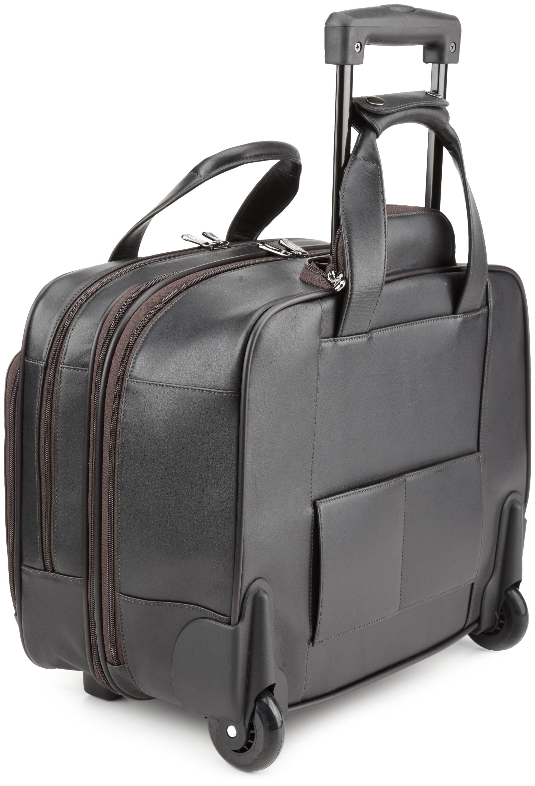 Hartmann Aviator Expandable Leather Briefcase