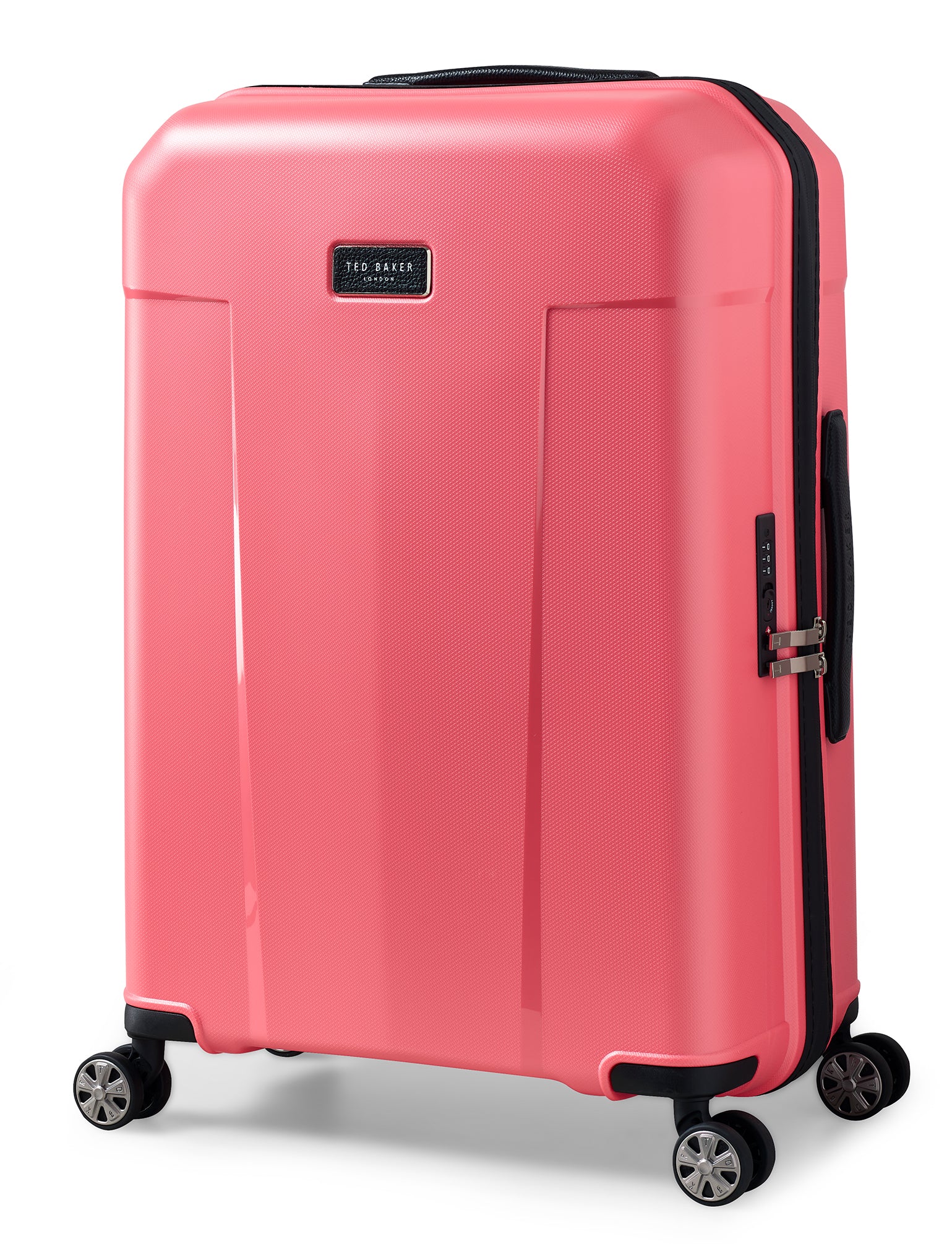 Ted baker Ted Baker Flying Colours Hardside Trolley 4 Wheel Spinner, TSA  Lock, Lightweight Suitcase, Men and Women