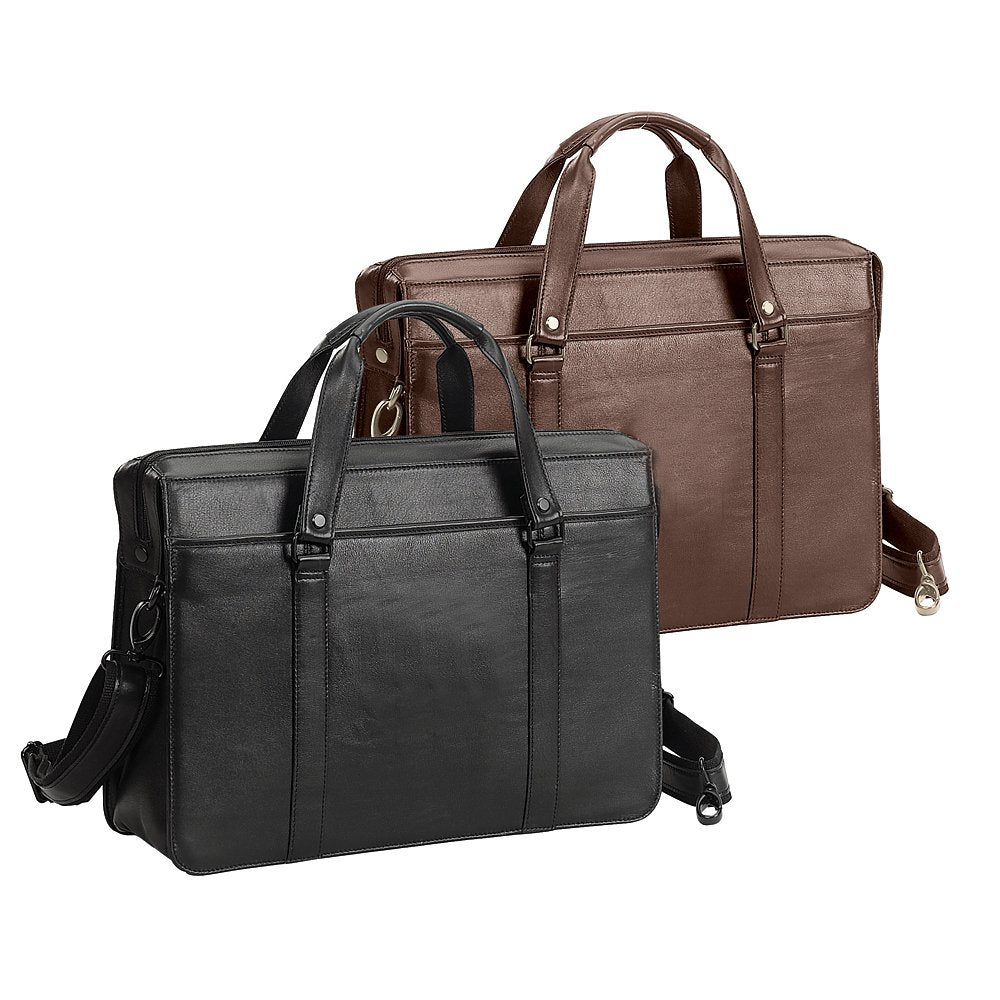 Bellino store leather briefcase