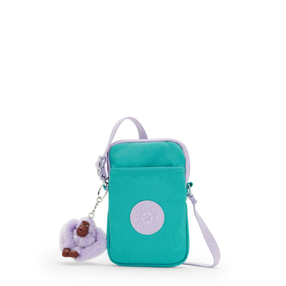 kipling tally crossbody phone bag joyful purple