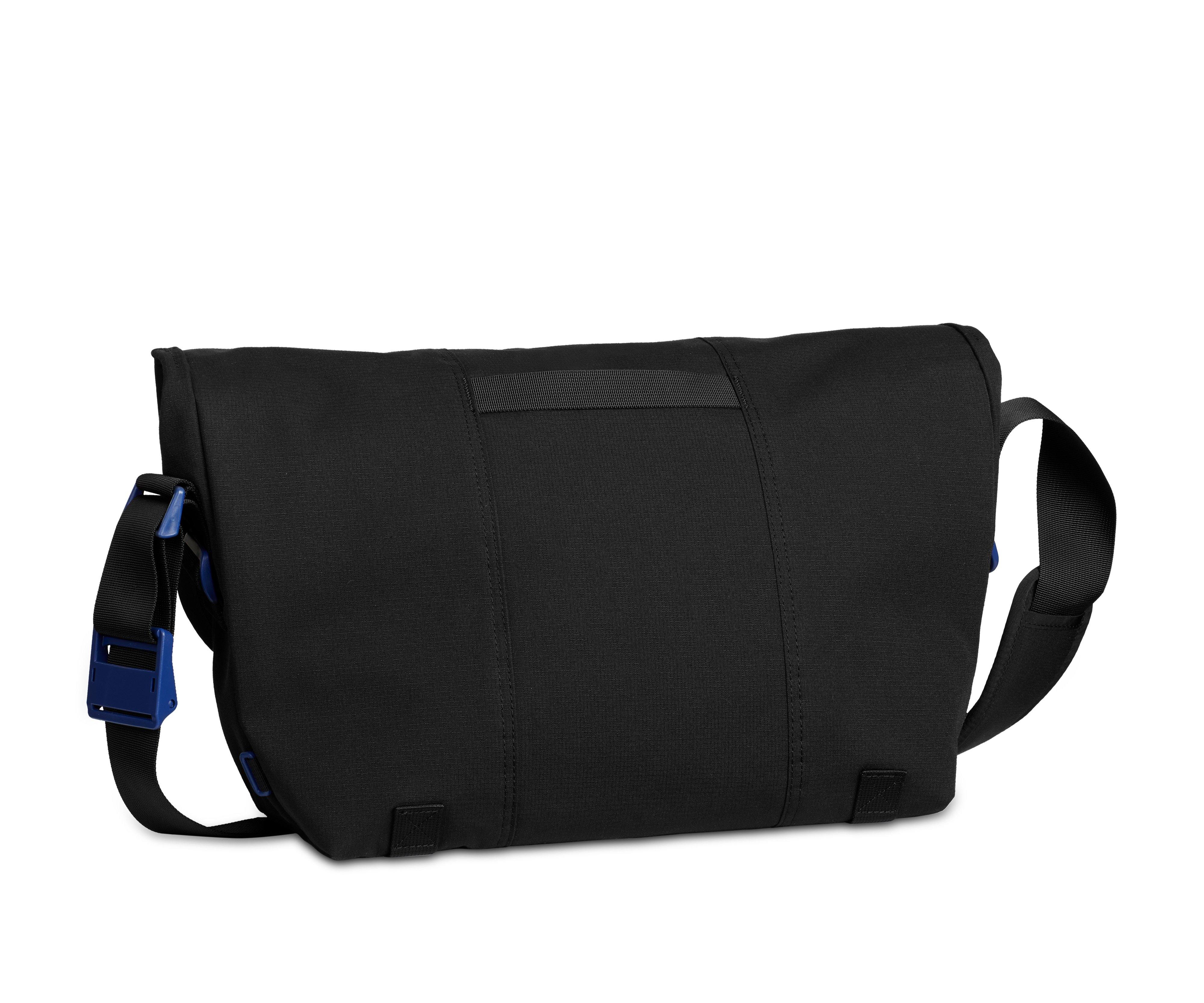 Timbuk2 Flight Classic Messenger Bag - Medium - Jet Black/Blue Wish