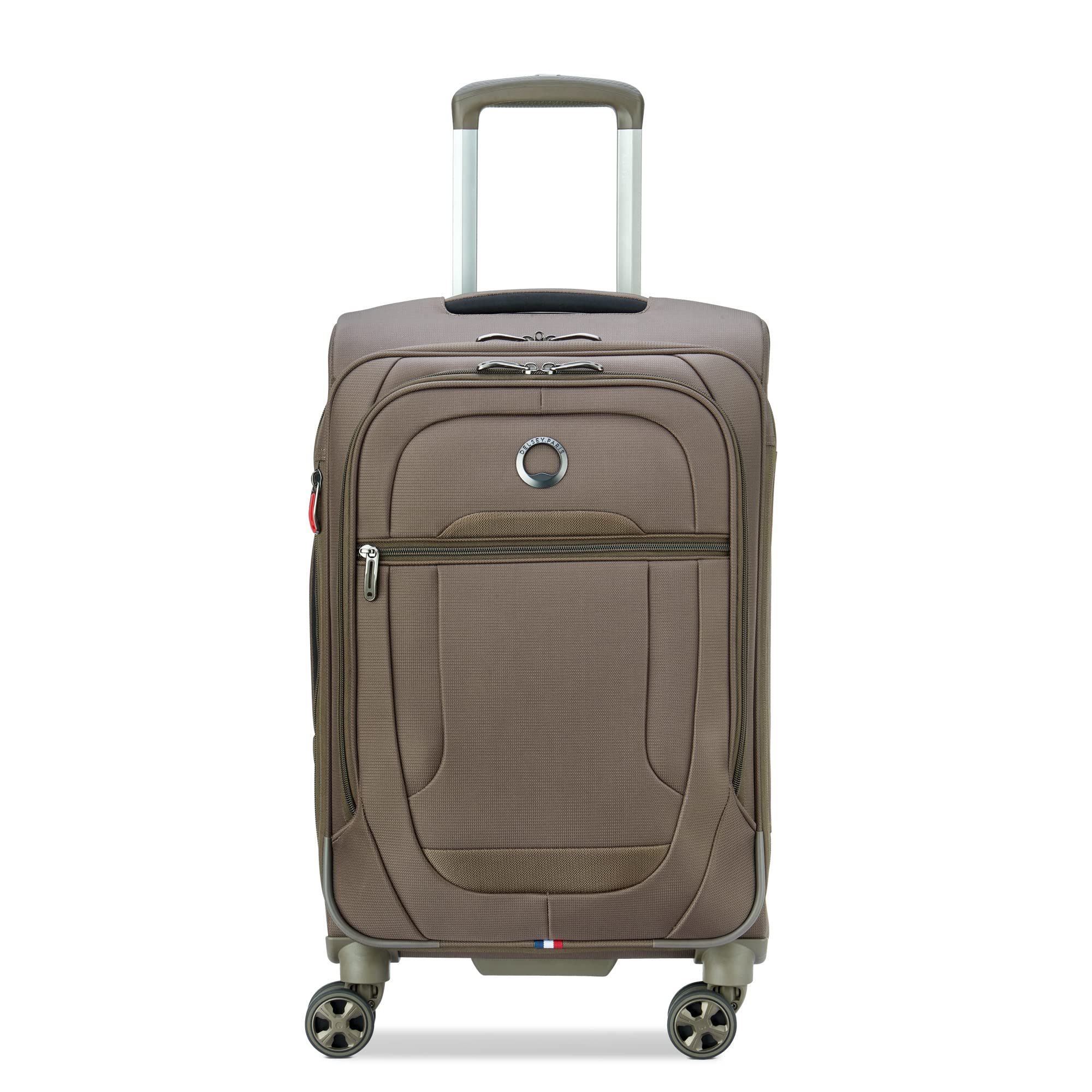 Delsey Paris Helium DLX Softside Expandable Carry On Luggage with Spinner  Wheels - mocha / Carry On