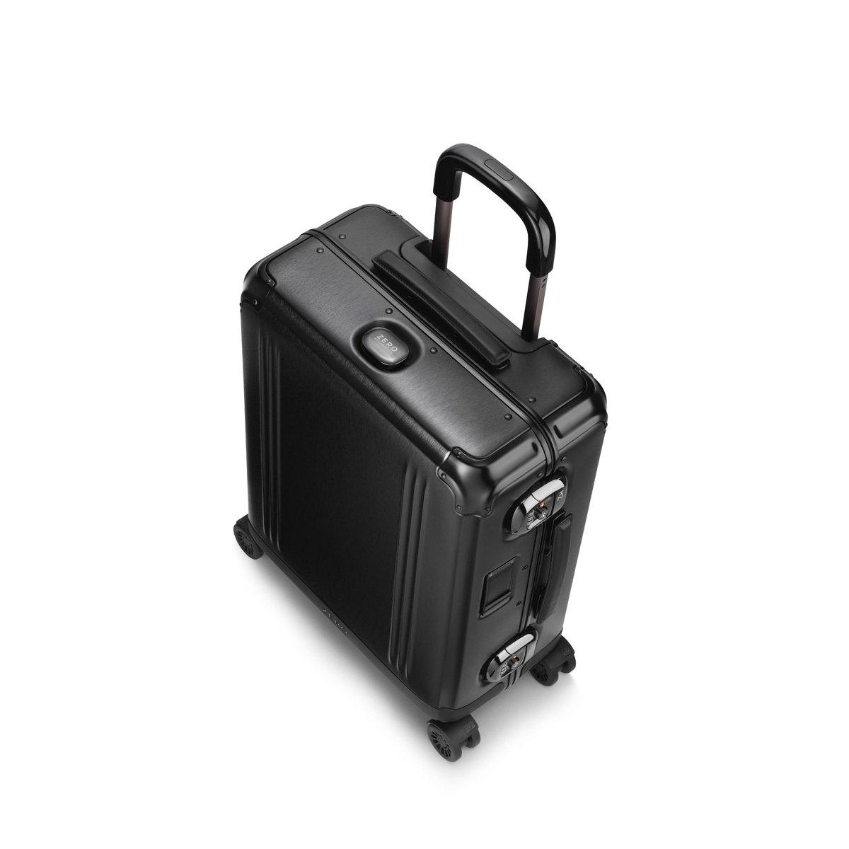 Zero Halliburton Pursuit Aluminum Continental Carry-On Case Black