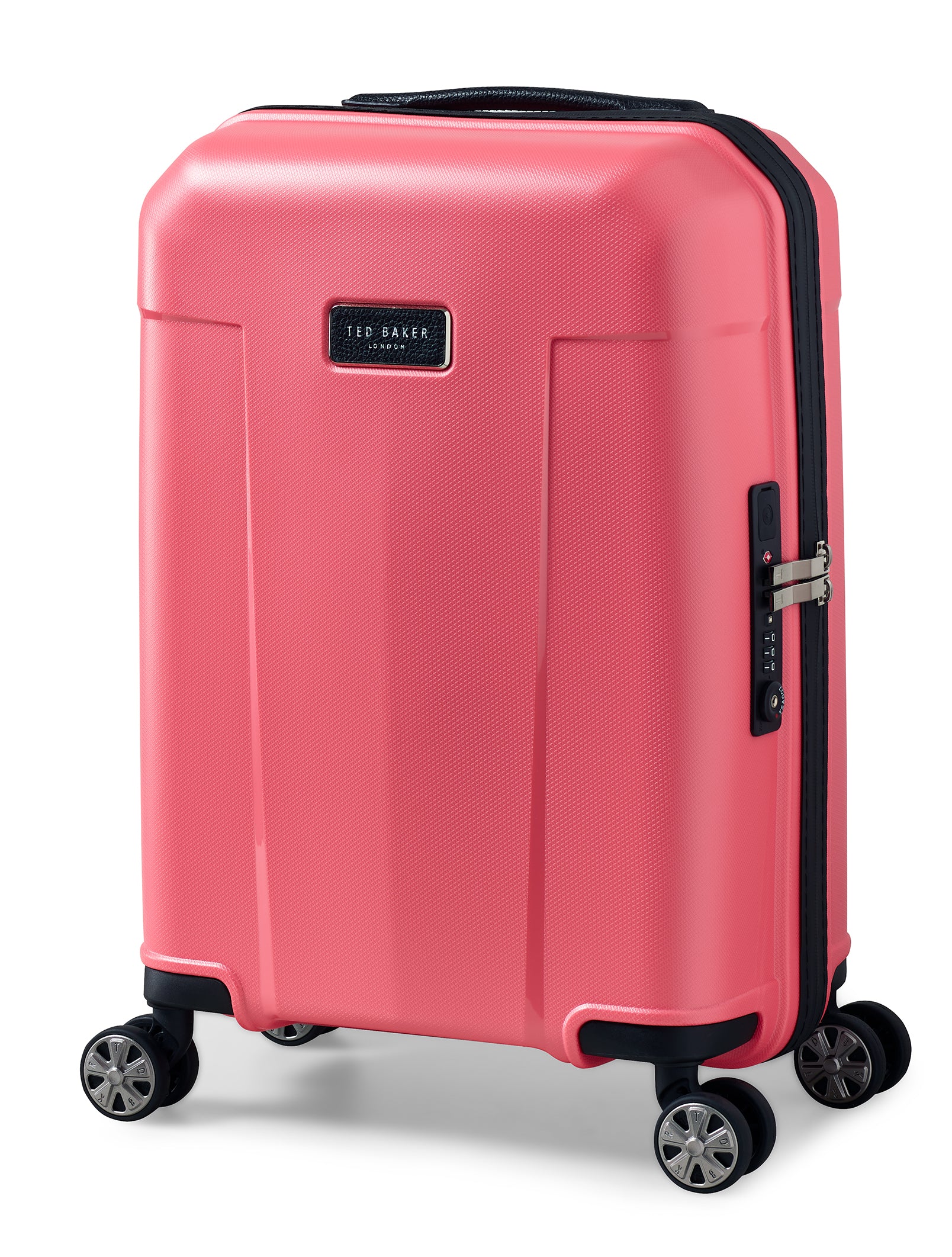 Ted baker Ted Baker Flying Colours Hardside Trolley 4 Wheel Spinner, TSA  Lock, Lightweight Suitcase, Men and Women