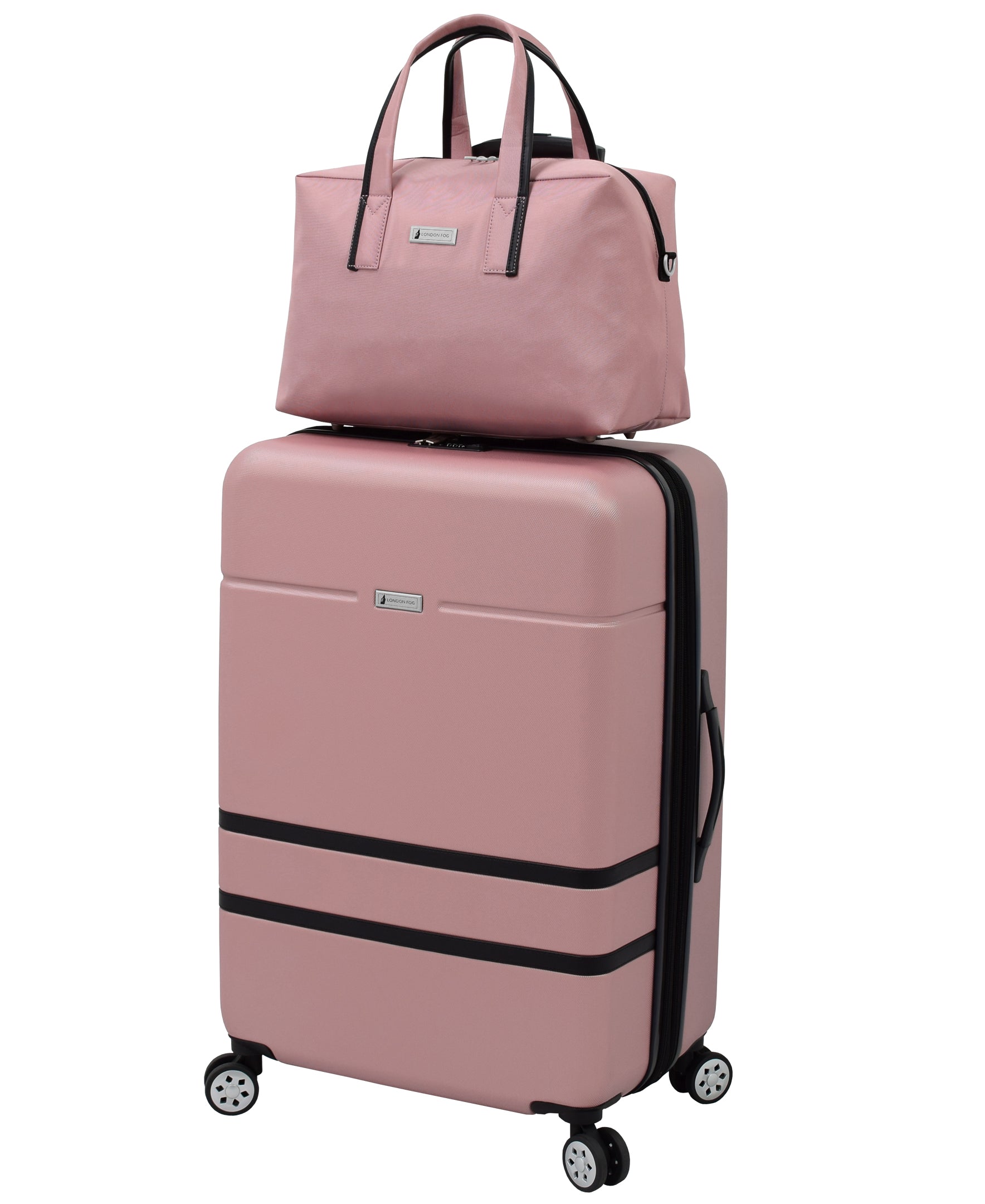 Pink london fog shop luggage