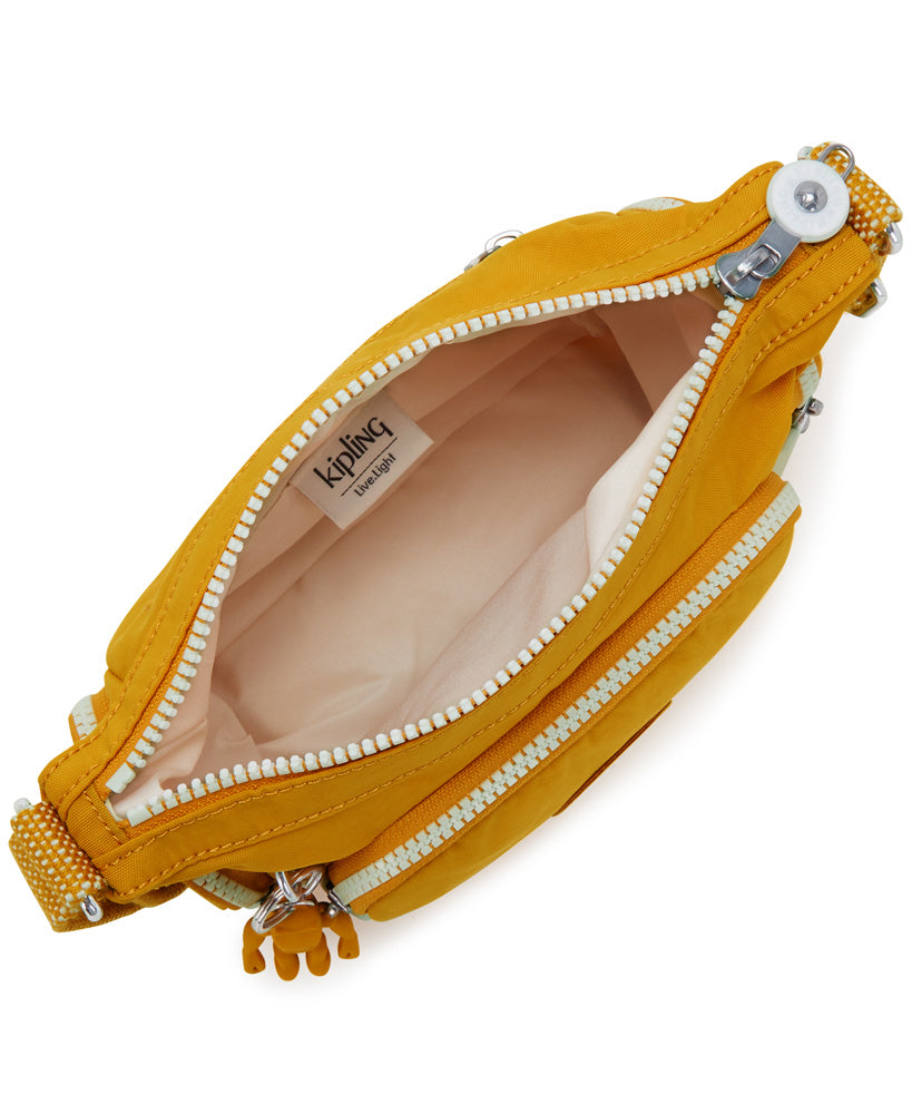 Kipling Cara Triple Compartment Crossbody Shoulder Bag Peachy Coral for  sale online | eBay