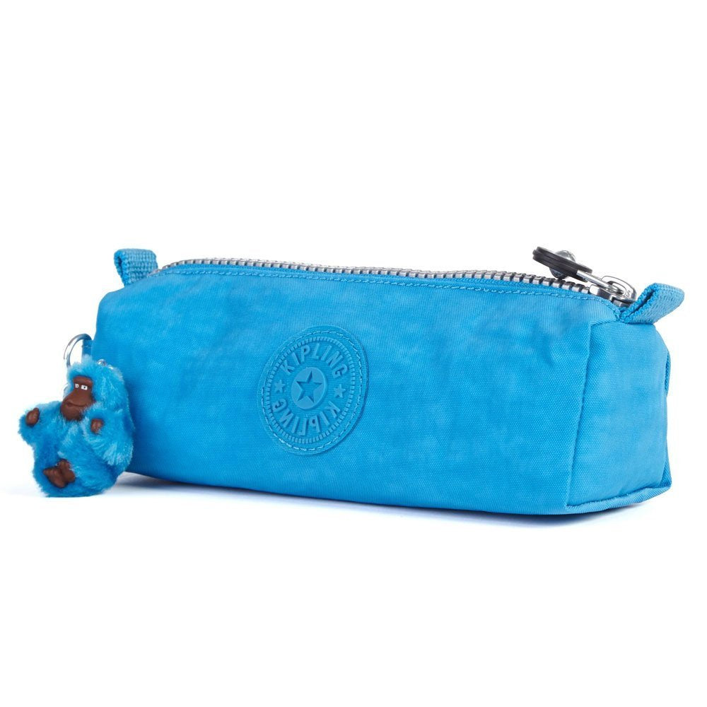 Kipling Pencil Case CUTE Pencil Cosmetic Case Pouch TRUE BLUE GREY