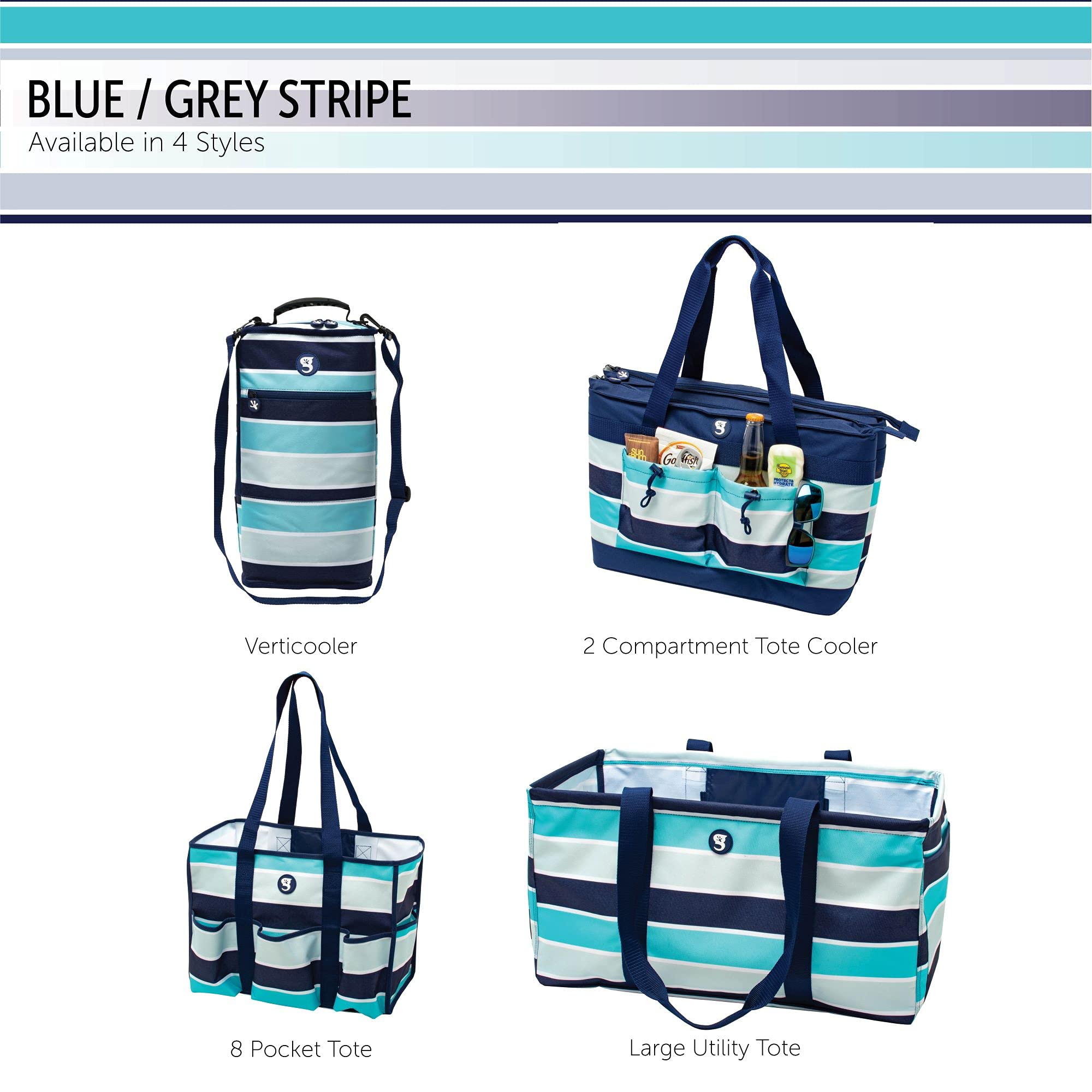 Pacsafe GO Anti Theft Tote Bag, Coastal Blue : : Fashion