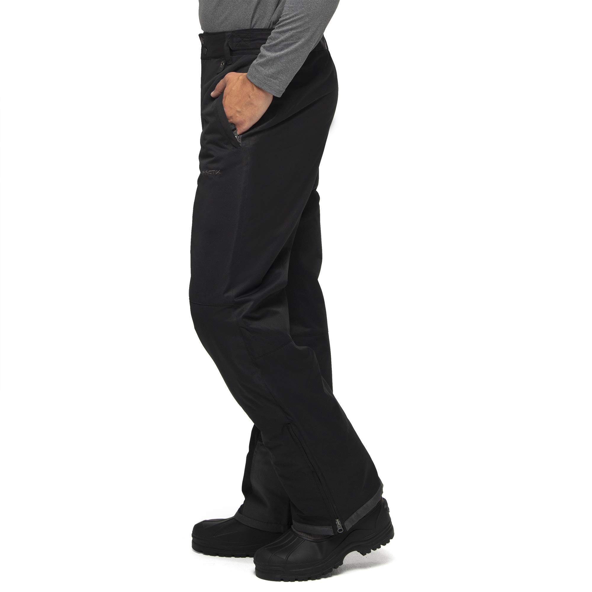 Arctix NWT Men's L Black Regular Fit Essential Snow Pants BX