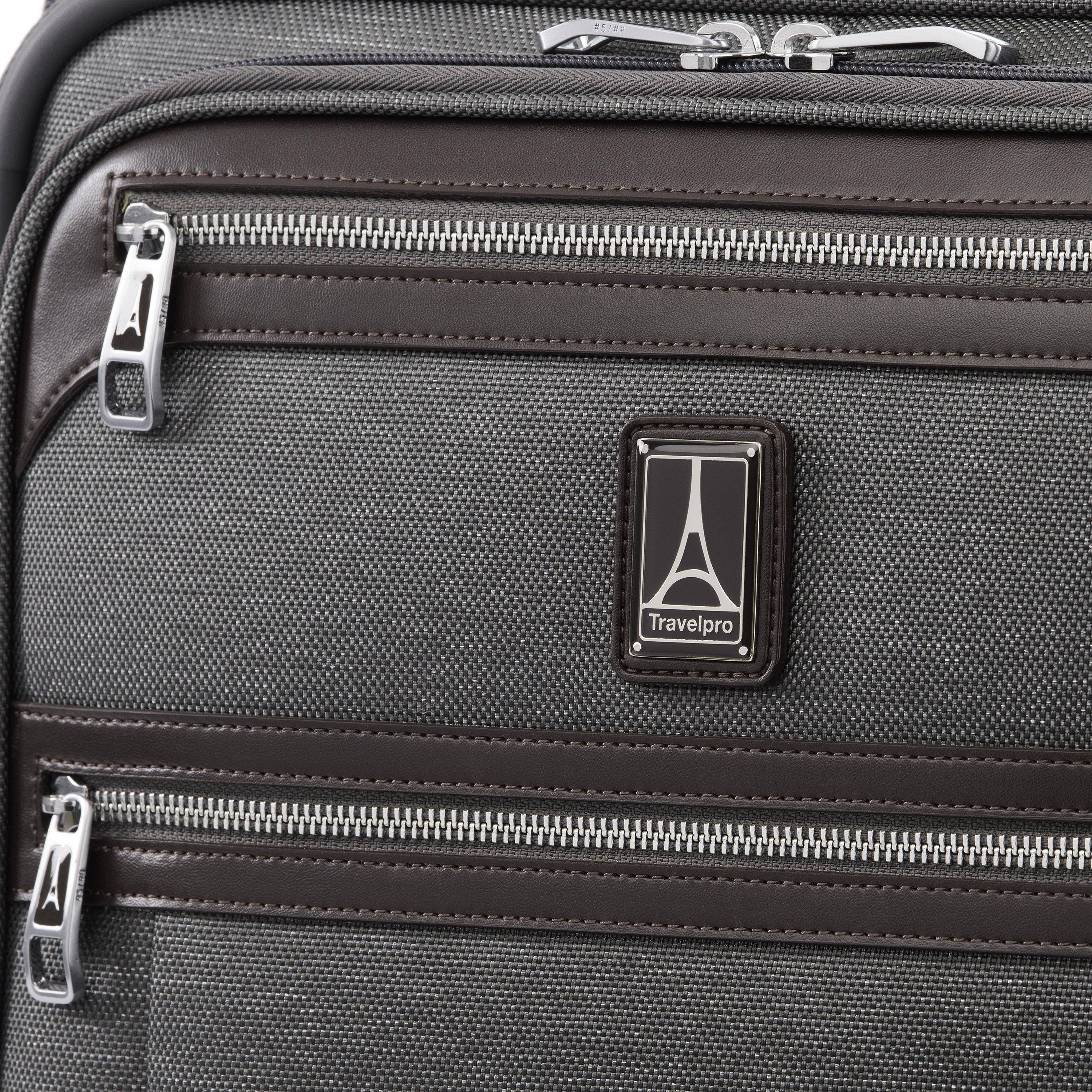 Travelpro Platinum Elite Tri-Fold Carry-On Garment Bag, Men and Women,  Vintage Grey, 20-Inch