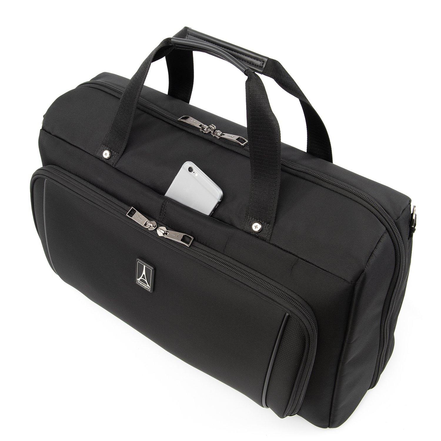 Travelpro Crew Versapack Carry-on Rolling Garment Bag (Jet Black)