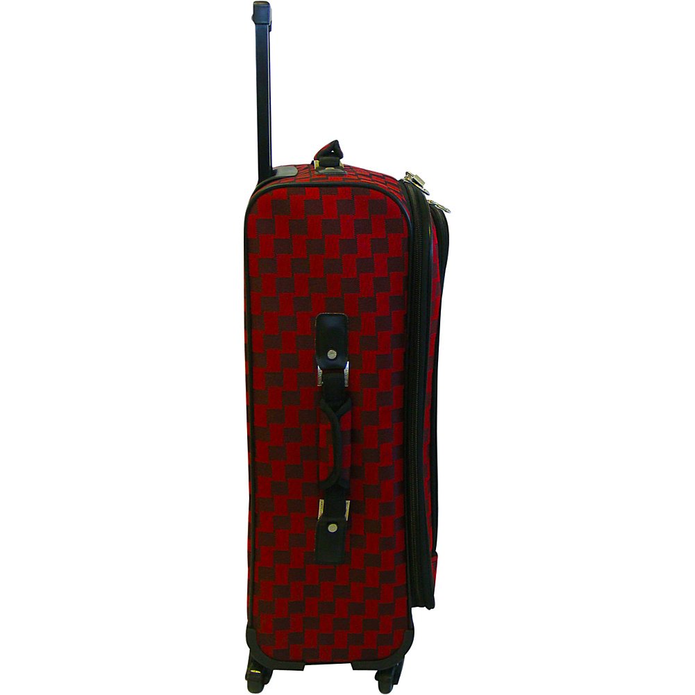 American Flyer Madrid 5-Piece Spinner Luggage Set - Red