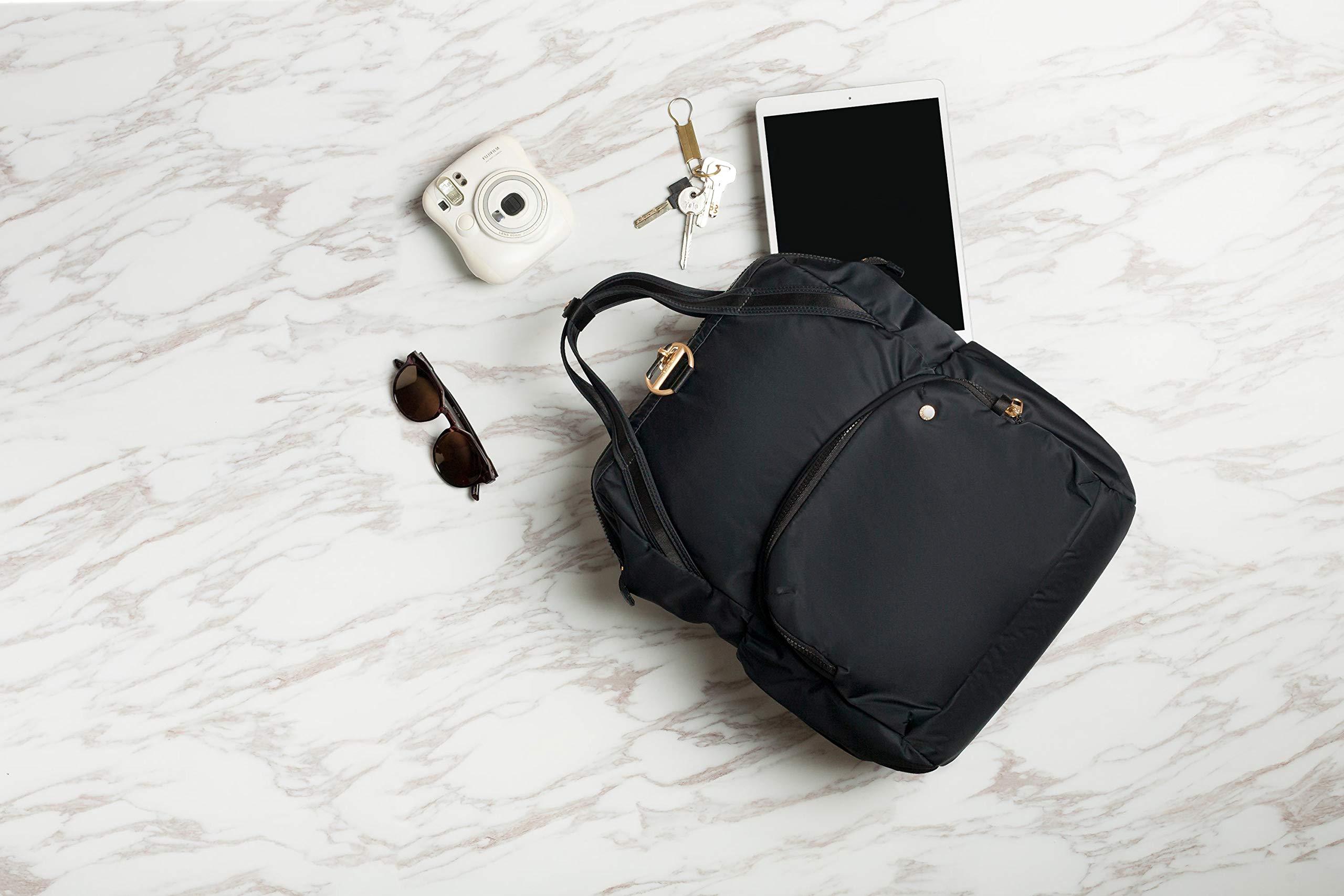 Citysafe CX Anti-Theft Mini Backpack in Black