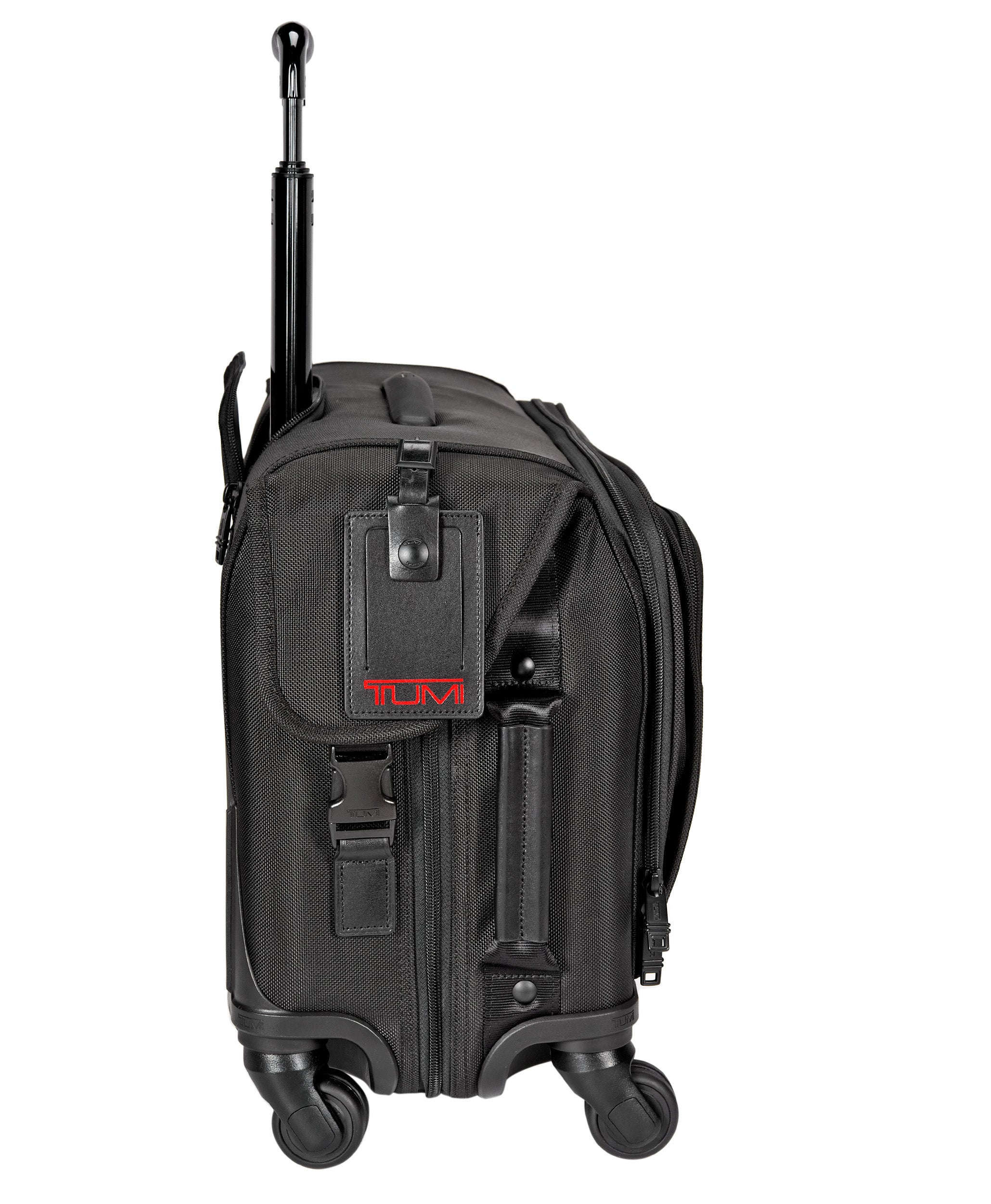 Tumi Alpha Small Compact 4 Wheeled Brief Black