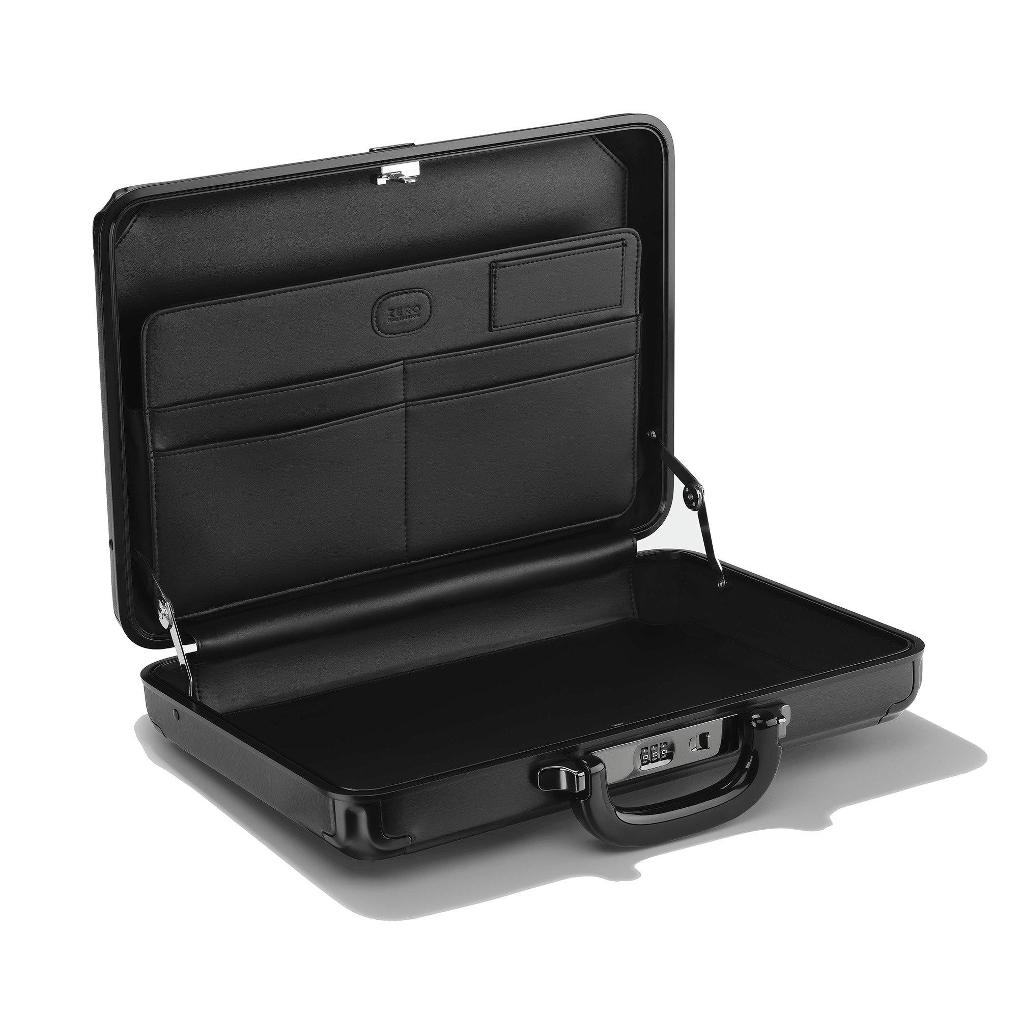 ZERO Halliburton Pursuit Aluminum Hardside Attache – Luggage Online