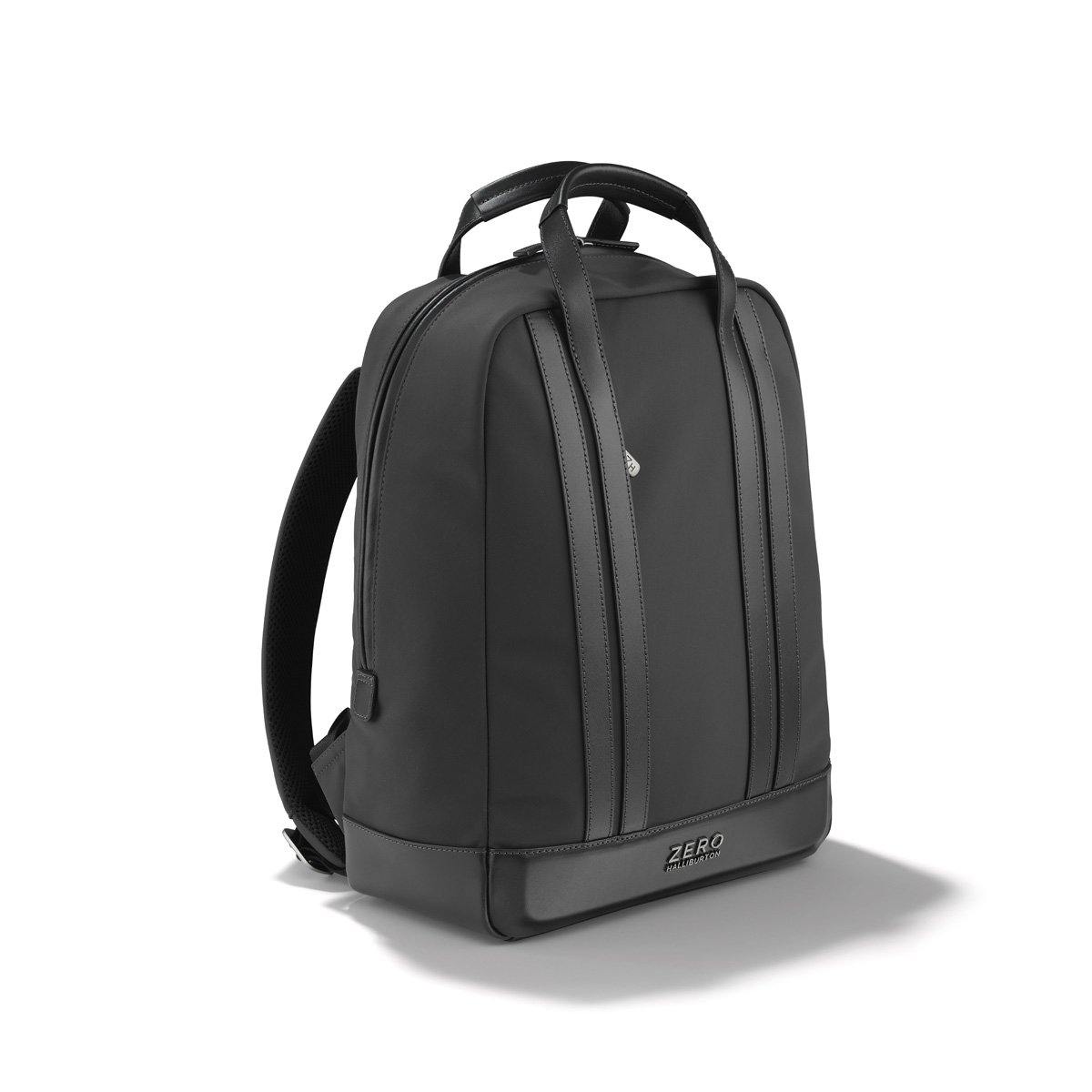 ZERO Halliburton The Journal Nylon Checkpoint Friendly Lightweight Backpack  - Gray / Small Backpack