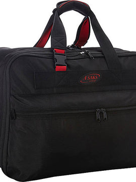 A.SAKS Lightweight Foldable Duffel Bags (21, Black/Red)