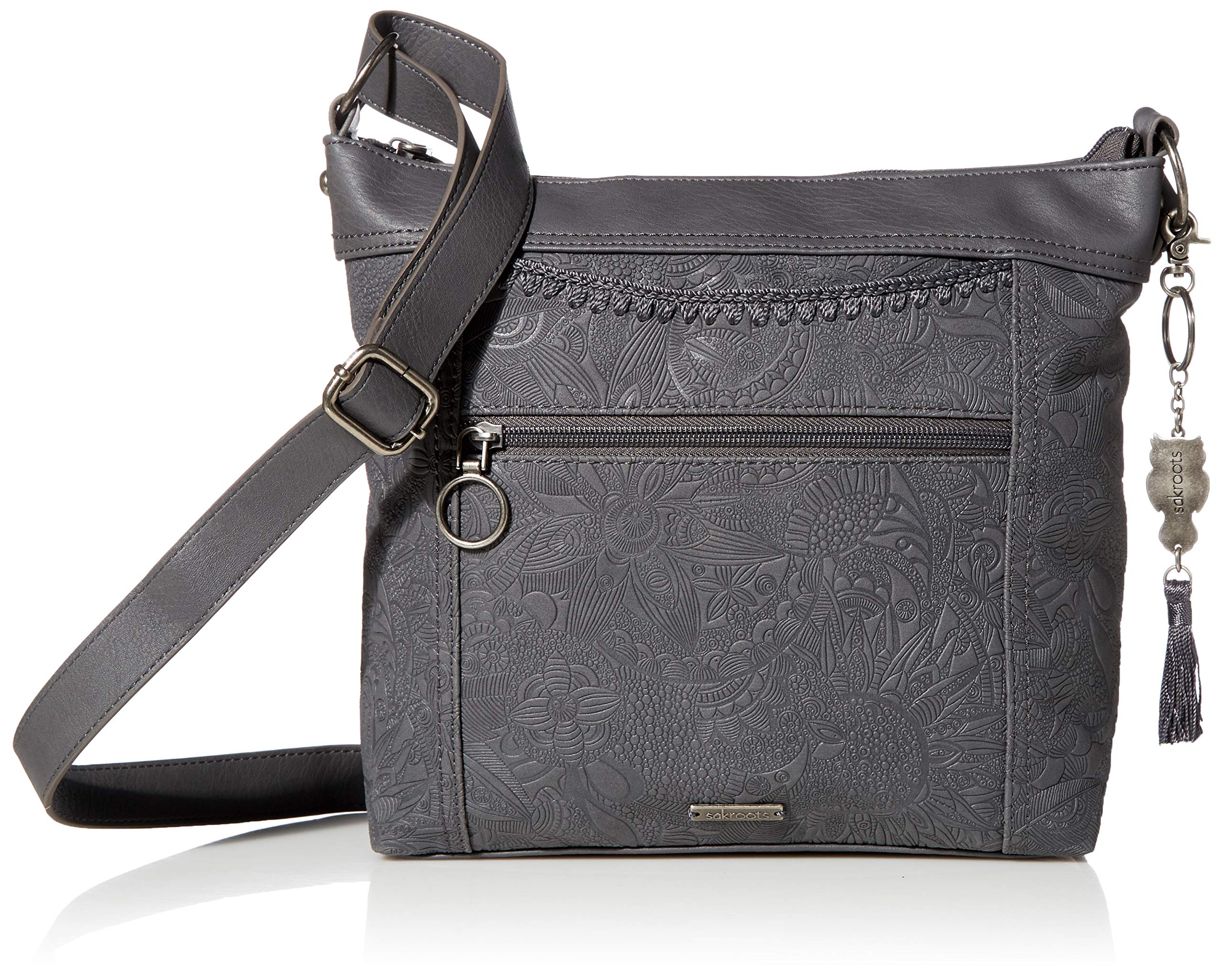 Sakroots Arcadia Finn Crossbody Slate