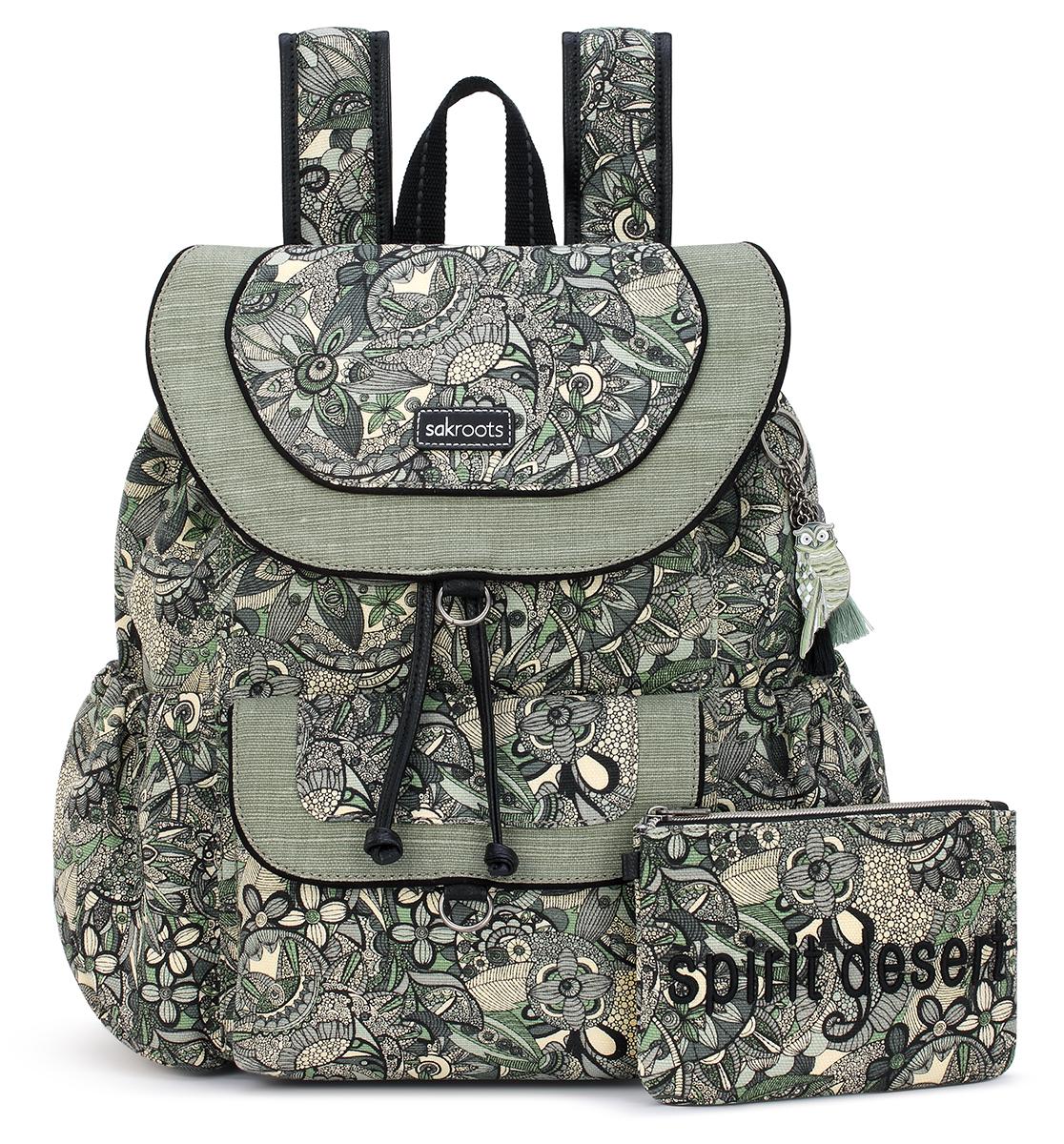 Sakroots artist circle outlet flap backpack