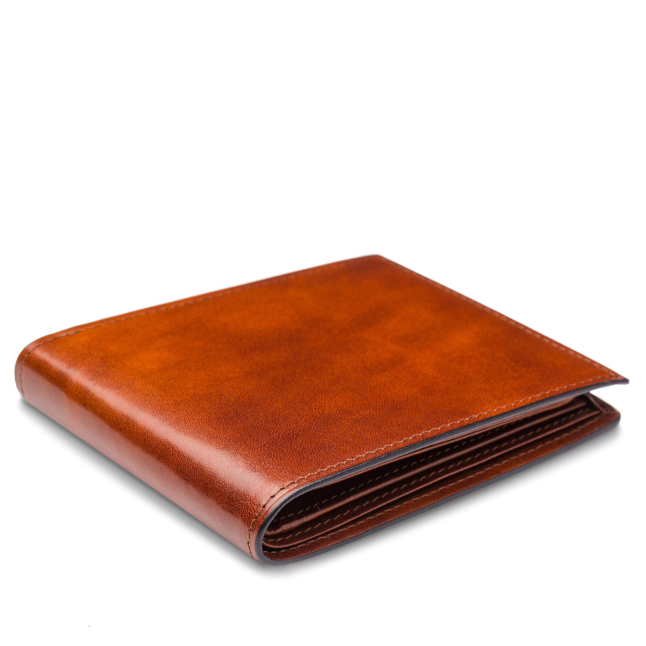 Bosca Old Leather Continental I.D. Wallet (Dark Brown)