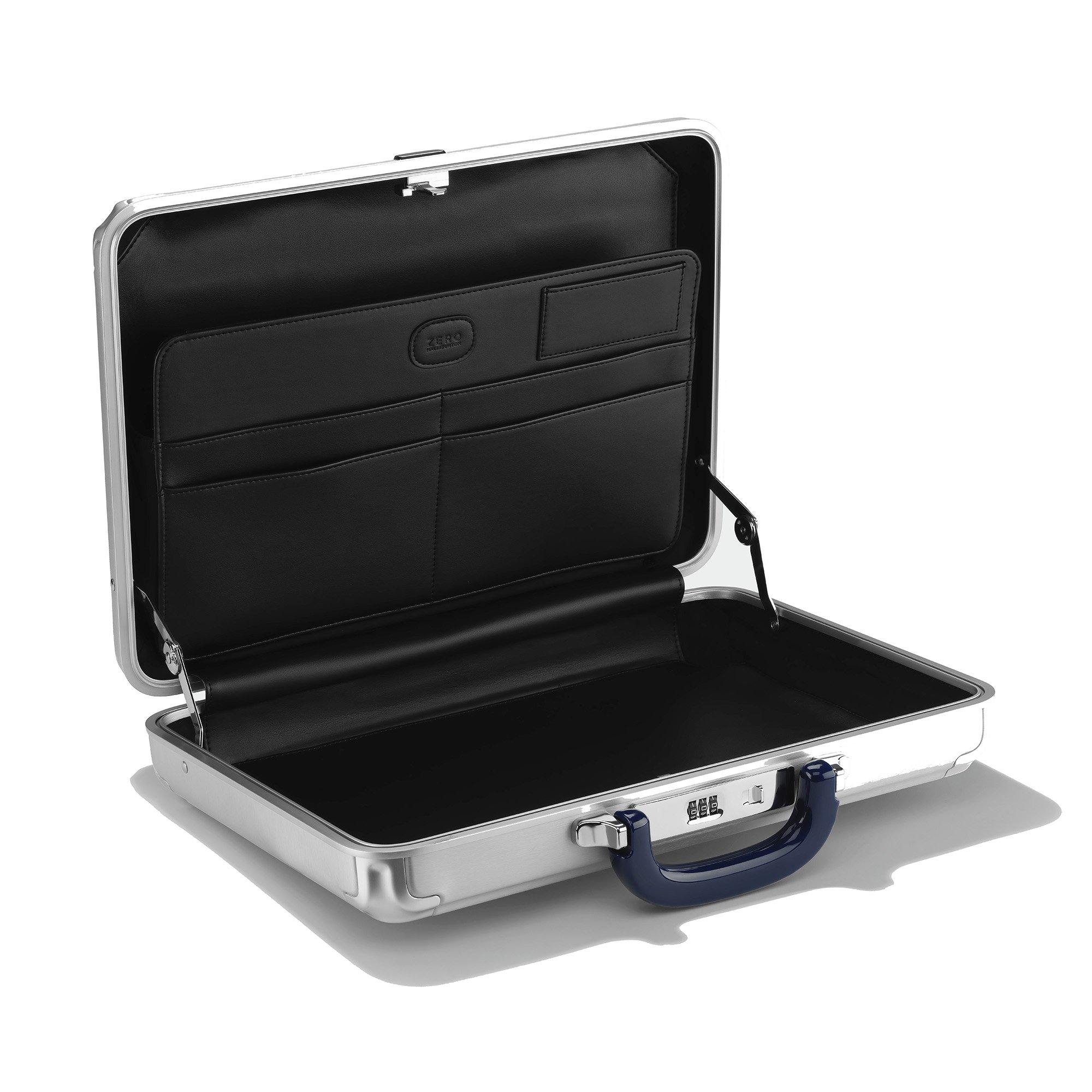 ZERO Halliburton Pursuit Aluminum Hardside Attache – Luggage Online