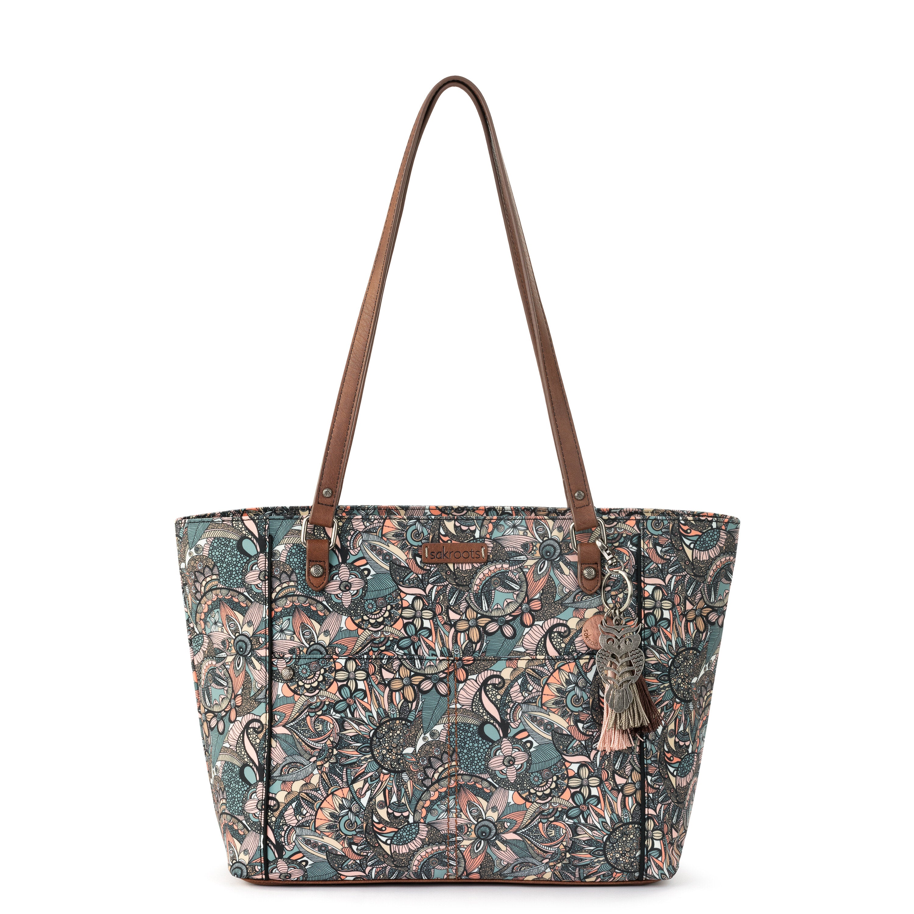 Sakroots Eco Twill Metro Tote Sienna Spirit Desert