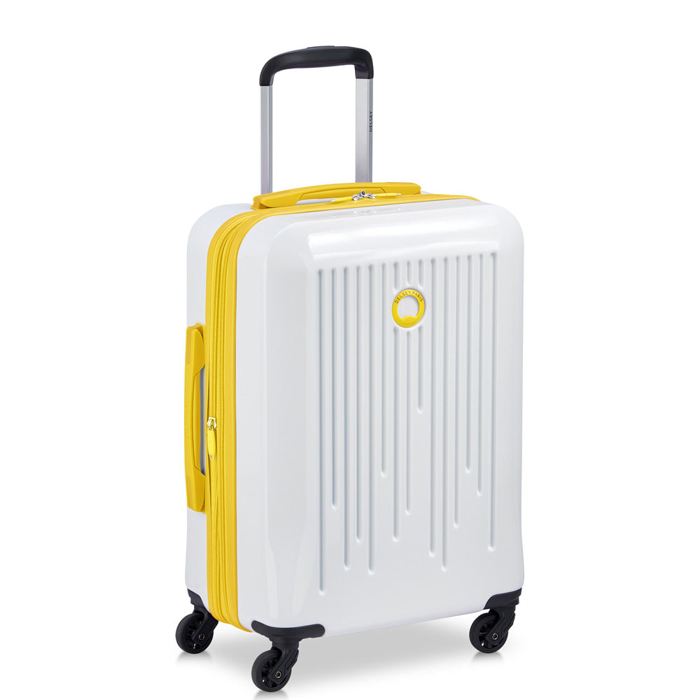 Delsey cheap yellow luggage