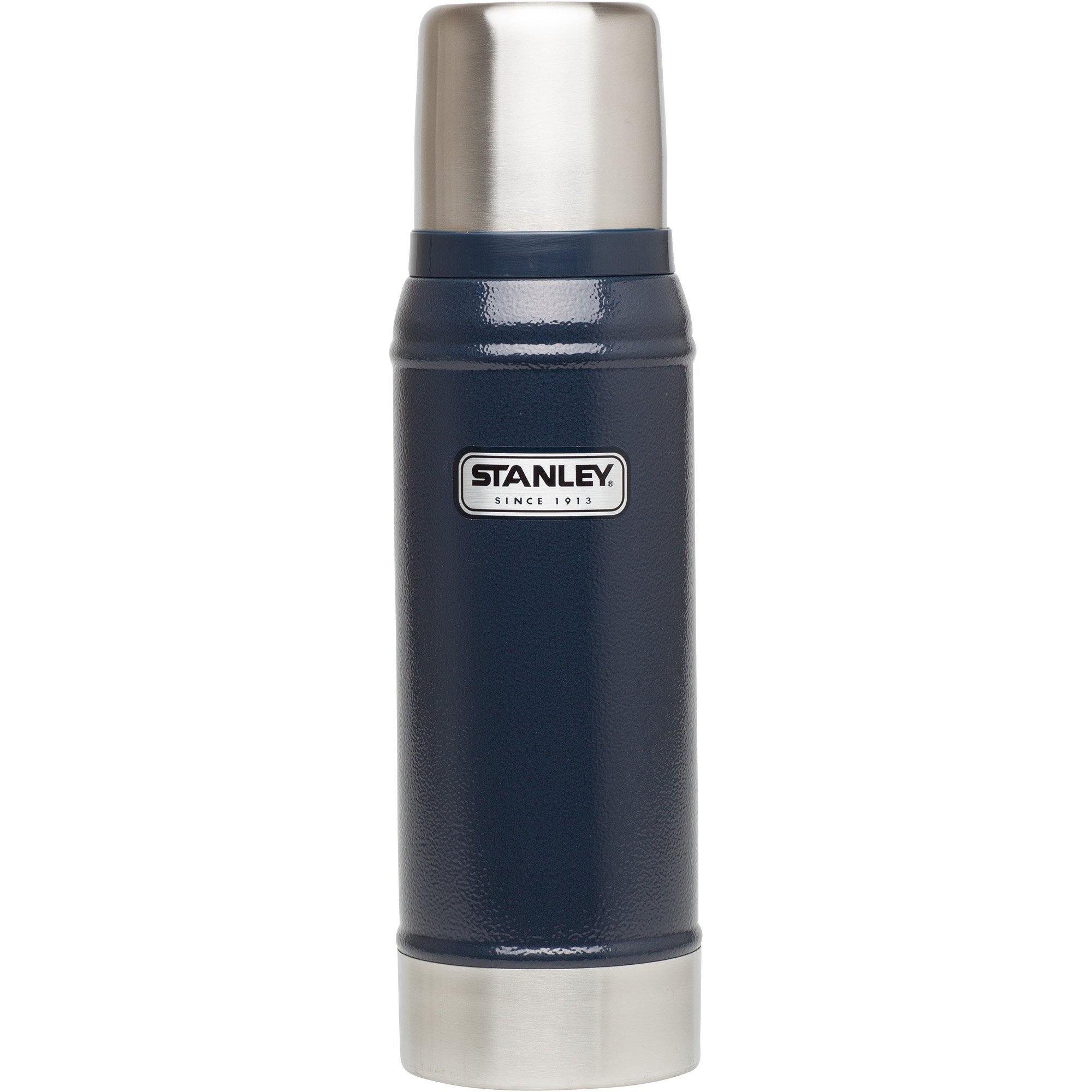 Stanley Classic Vacuum Bottle, Hammertone Green/Navy, 1.1 qt