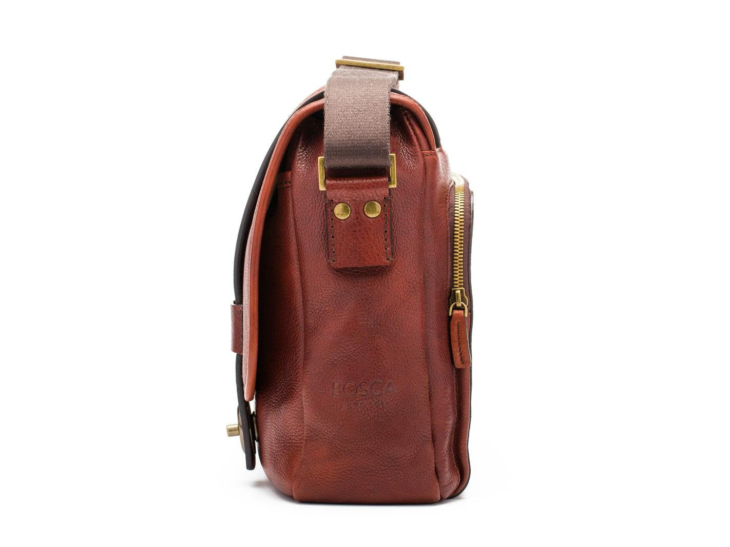 Bosca leather messenger bag online